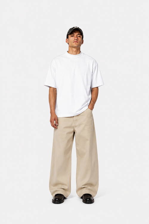 OVERSIZE JERSEY TEE - WHITE