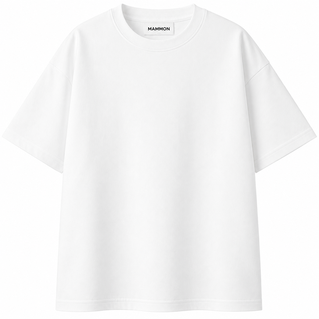 OVERSIZE JERSEY TEE - WHITE