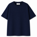 OVERSIZE JERSEY TEE- MIDNIGHT NAVY BLUE